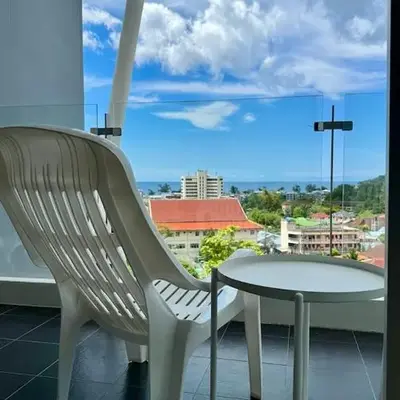 Thawi Studio with Sea View in Chic Condo