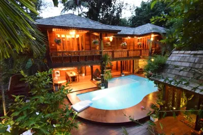 an image of a house with a swimming pool at Baan Habeebee Resort in Ao Nang Beach