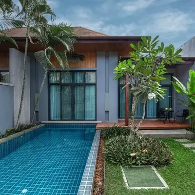 VILLA ARU Private Pool 3 min to Naiharn Beach