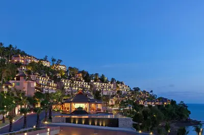 a view of a resort at night at The Westin Siray Bay Resort & Spa, Phuket in Phuket Town