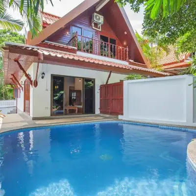 Traditional Thai Villa Nikkie in Tropical Nature