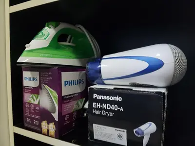 a box of parabolic ethiopia hair dye and a blow dryer at Dcondo Kathu Patong Phuket by Suna in Kathu
