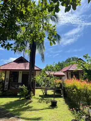 a house with a tree in the yard at Krabi Discovery Resort in Tha Lane Bay