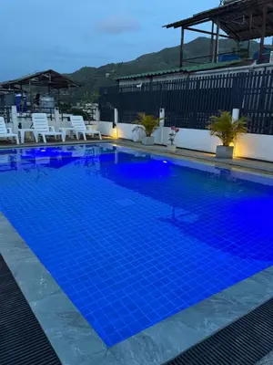 a swimming pool at the hotel at EX-IT Inn in Patong Beach