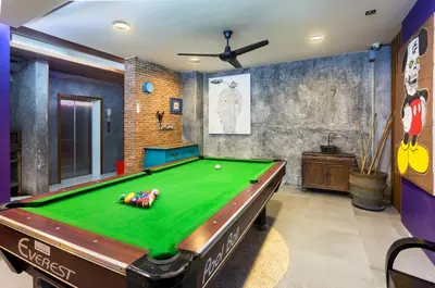 a billiard room with a pool table in it at Memory Boutique Patong in Patong Beach