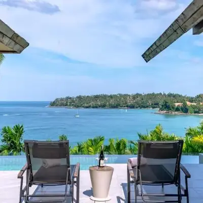 Surin Beach Oceanfront Villa with Ocean and Beach views