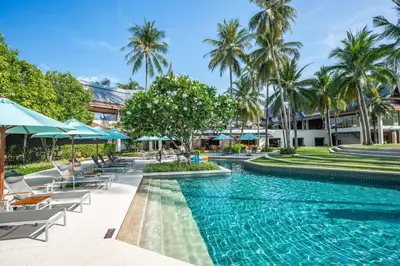 an image of a swimming pool at a resort at SAii Laguna Phuket in Bang Tao Beach