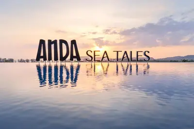 an image of the ocean with the words anda seaales at Anda Sea Tales Resort-SHA Plus in Ao Nang Beach