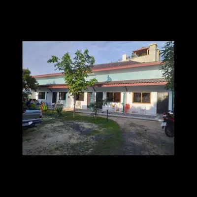 a large building with a tree in front of it at Teahouse in Phuket Town