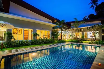 an image of a swimming pool in a villa at Irawan House in Ao Nang Beach