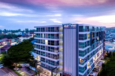an image of an apartment building in a city at Ozone Kata -Great location, rooftop pool, convenient studio in Karon Beach