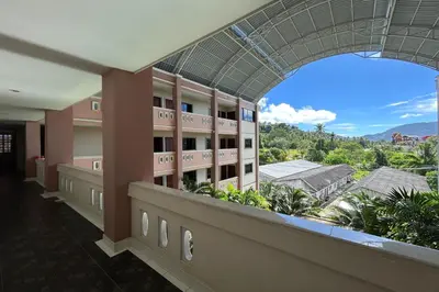 a view from the balcony of a building at SB Park Mansion in Phuket Town