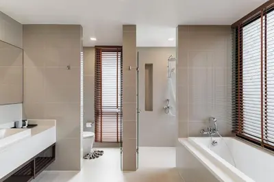a bathroom with a tub and a toilet and a sink at 5bdr Pool Villa In Laguna Park #46 By Capital Pro in Bang Tao Beach