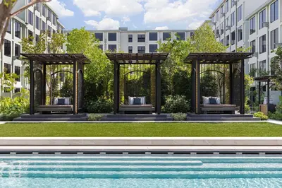an image of a pool with a gazebo at Four Points by Sheraton Phuket Patong Beach Resort in Patong Beach