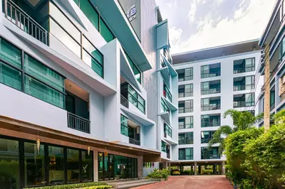 an external view of a building at Cozy design studio near Nai Harn beach in Nai Harn Beach