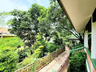 a balcony of a house with a tree at Kata Garden Resort SHA Extra Plus in Kata Beach