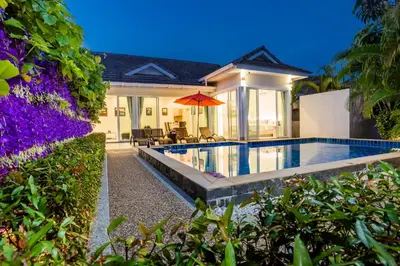 an image of a villa with a swimming pool at 3 Bedroom Exclusive Private Pool Villa Smooth as Silk in Ao Nang Beach