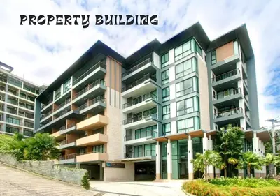 a rendering of a apartment building at Patong - The Unity Seaview & Mountain Residence in Patong Beach
