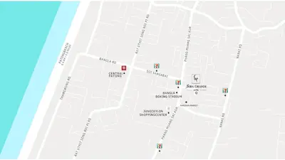 a map of the city of dubai with mosques at Sira Grande Hotel, Patong in Patong Beach