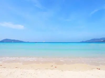 a view of a beach with the blue water at La Vista Patong Hotel in Patong Beach