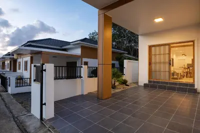a rendering of a house with a patio at Villa Sunrise Garden B190 in Thalang