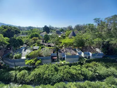 an aerial view of a house with trees at В7 НОВАЯ КВАРТИРА ВАТСАП669З582I976 можно РУБЛЯМИ in Nai Yang Beach