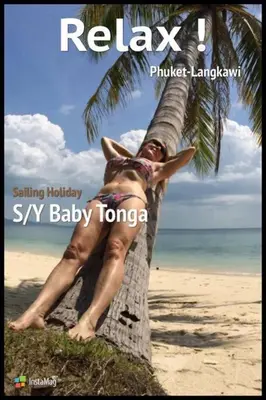 a woman laying in a palm tree on the beach at 53ft Sailing Yacht PHUKET Family Sailing adventure in Bang Tao Beach