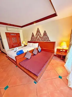 a bedroom with a large bed in a room at Anyavee Aonang Bay in Ao Nang Beach