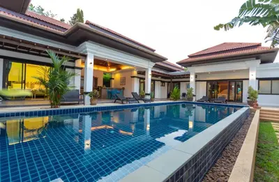 an image of a swimming pool in a villa at Siam Jewel - Private pool villa in Bang Tao in Bang Tao Beach
